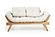 Lykke Lounge Daybed Sofa Solid Beech Wood Hand Rub Natural Oil Finish by Comfort Pure