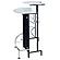 Keystone Glass Top Bar Unit Black by Coaster
