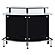 Keystone Glass Top Bar Unit Black by Coaster