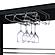 Prescott Rectangular 2-shelf Bar Unit Glossy Black by Coaster