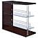 Prescott Rectangular 2-shelf Bar Unit Glossy Cappuccino by Coaster