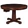 Marietta Round Wooden Game Table Tobacco by Coaster