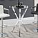 Denali Round Glass Top Bar Table Chrome by Coaster