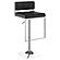 Alameda Adjustable Bar Stool Chrome and Black by Coaster