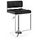 Alameda Adjustable Bar Stool Chrome and Black by Coaster