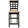 Gabriel Upholstered Counter Height Stools Cappuccino and Beige (Set of 2) by Coaster