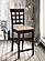 Gabriel Upholstered Counter Height Stools Cappuccino and Beige (Set of 2) by Coaster