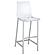 Juelia Bar Stools Chrome and Clear Acrylic (Set of 2) by Coaster