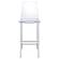 Juelia Bar Stools Chrome and Clear Acrylic (Set of 2) by Coaster
