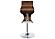 Covina Adjustable Bar Stool Walnut and Chrome by Coaster