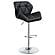 Berrington Adjustable Bar Stools Chrome and Black (Set of 2) by Coaster