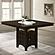 Gabriel Square Counter Height Dining Table Cappuccino by Coaster
