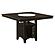 Gabriel Square Counter Height Dining Table Cappuccino by Coaster