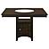 Gabriel Square Counter Height Dining Table Cappuccino by Coaster