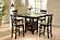 Gabriel 5-piece Square Counter Height Dining Set (Configuration 1) Cappuccino by Coaster