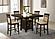 Gabriel 5-piece Square Counter Height Dining Set (Configuration 2) Cappuccino by Coaster