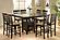 Gabriel 9-piece Square Counter Height Dining Set Cappuccino by Coaster