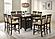 Gabriel 9-piece Square Counter Height Dining Set (Configuration 2) Cappuccino by Coaster