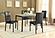 Garza 5-piece Dining Room Set Weathered Grey and Black by Coaster