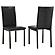 Garza Upholstered Dining Chairs Black (Set of 2) by Coaster