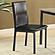 Garza Upholstered Dining Chairs Black (Set of 2) by Coaster