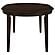 Gabriel Oval Dining Table Cappuccino by Coaster