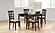 Gabriel 5-piece Extension Leaf Dining Table Set Cappuccino by Coaster