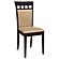 Gabriel 5-piece Extension Leaf Dining Table Set w/Seat and Back Padded Chair Cappuccino by Coaster