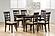 Gabriel 7-piece Extension Leaf Dining Table Set Cappuccino by Coaster
