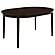 Gabriel Oval Dining Table Cappuccino by Coaster