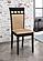 Gabriel Upholstered Side Chairs Cappuccino and Tan (Set of 2) by Coaster