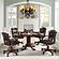 Turk 3-in-1 Round Pedestal Game Table Tobacco by Coaster