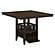 Jaden Square Counter Height Table with Storage Espresso by Coaster