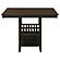 Jaden Square Counter Height Table with Storage Espresso by Coaster