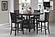 Jaden Upholstered Counter Height Stools Black and Espresso (Set of 2) by Coaster