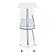 Adolfo 3-tier Bar Table Glossy White and Clear by Coaster