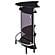 Amarillo 2-tier Bar Unit Black and Chrome by Coaster
