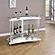 Amarillo 2-tier Bar Unit White and Chrome by Coaster