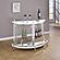 Amarillo 2-tier Bar Unit White and Chrome by Coaster