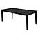 Louise Rectangular Dining Table with Extension Leaf Black by Coaster