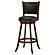 Broxton Upholstered Swivel Bar Stools Chestnut and Black (Set of 2) by Coaster