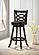 Calecita Swivel Bar Stools w/Upholstered Seat Cappuccino (Set of 2) by Coaster