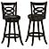 Calecita Swivel Bar Stools w/Upholstered Seat Cappuccino (Set of 2) by Coaster