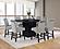 Stanton 5-piece Dining Set Black and Grey by Coaster