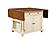 Slater 2-drawer Kitchen Island with Drop Leaves Brown and Buttermilk by Coaster