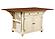 Slater 2-drawer Kitchen Island with Drop Leaves Brown and Buttermilk by Coaster