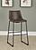 Michelle Armless Bar Stools Two-tone Brown and Black (Set of 2) by Coaster