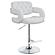 Brandi Adjustable Bar Stool Chrome and White by Coaster