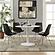 Juniper Armless Dining Chairs Black and Chrome (Set of 2) by Coaster