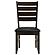 Dalila Dining Room Set (Dining Table, 4 Chairs) Cappuccino and Black by Coaster